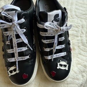 Women's Cambria Lace-Up Slip-On Charm Sneakers